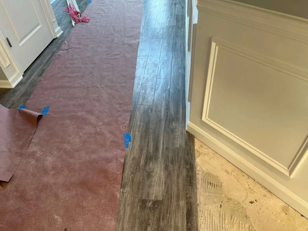 Completed marble shower restoration in Channahon